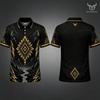 Herren Western Berg Ethnischer Stil Lässiges Bedrucktes Poloshirt Schnelltrocknendes Sport Golf Shirt Sommer Lässig Atmungsaktive Kragen Oberteile