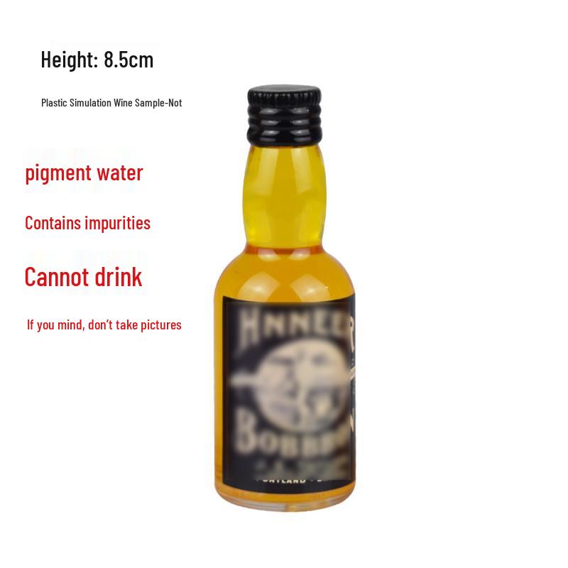 Godlike Dad Birthday Cake Decor: Mini Liquor Bottle Figurine and Plastic Drink Companion Accessories