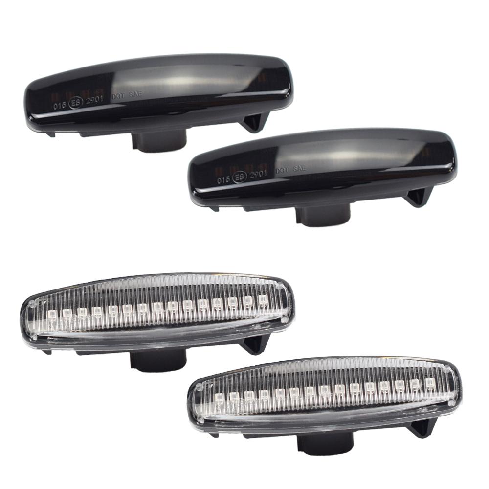 2pcs Dynamic LED Car Side Marker Lights Repeater Signal Lights For Infiniti EX35 EX37 FX30d FX35 FX37 FX50 G25 G35 G37 JX35 M25