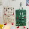 Wall-Mounted Felt Jewelry Organizer: Necklace, Earring & Hair Accessory Storage