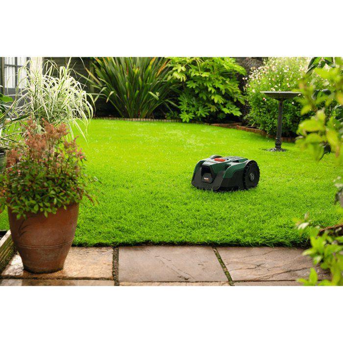 Robot tondeuse autonome - Bosch - VISIMOW18V-200 - 06008E1102 - batterie 5Ah + chargeur - 18V - 18cm de coupe