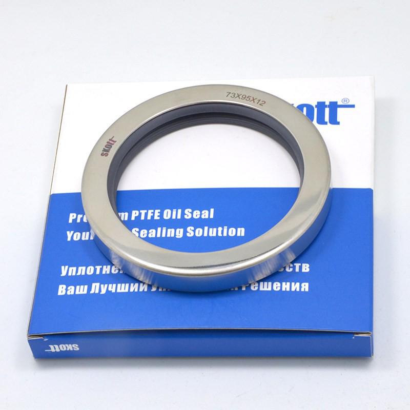 Corrosion-Resistant PTFE Oil Seal for High-Speed 73mm Shafts - Industrial Equipment