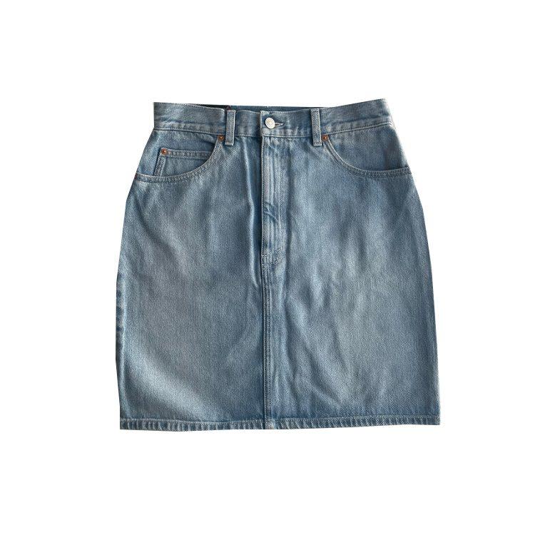 GUCCI Denim Short Skirts Women's Blue 539778-XDAZ3-4048