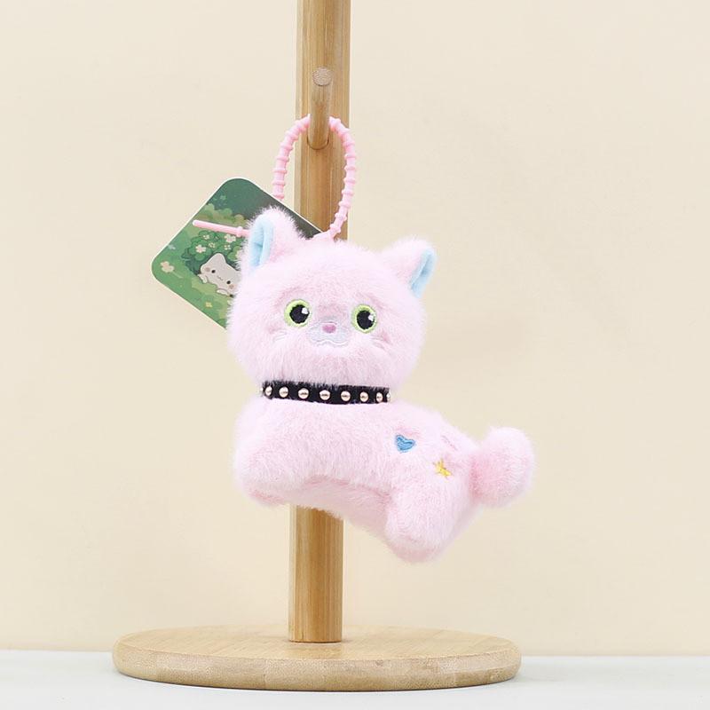Cat Little Cute Keychain Cartoon Girl Backpack Decorative Pendant Doll Gift