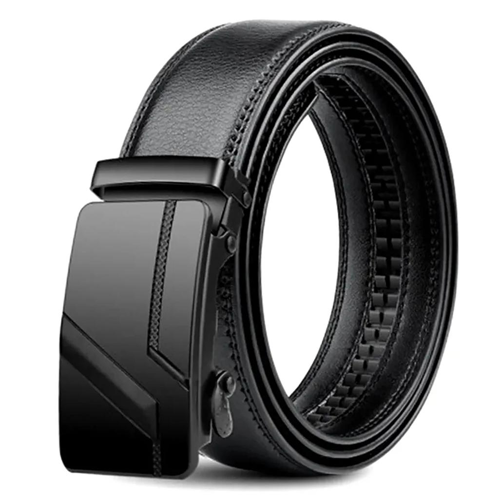 Men's Quality Belt, Luxury Belt, Black Men's Automatic Buckle, Jeans Men's Belt, Suit Belt