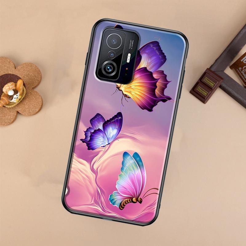 Luxury Butterfly Case For Xiaomi POCO X7 Pro X3 X5 X6 F3 F5 F6 M6 Pro 11T 12T 13T 14T Pro 13 14 Ultra Cover