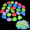 10Pcs/Bag Colorful Glow In The Dark Stones Pebbles Rock For Fish Tank Aquarium