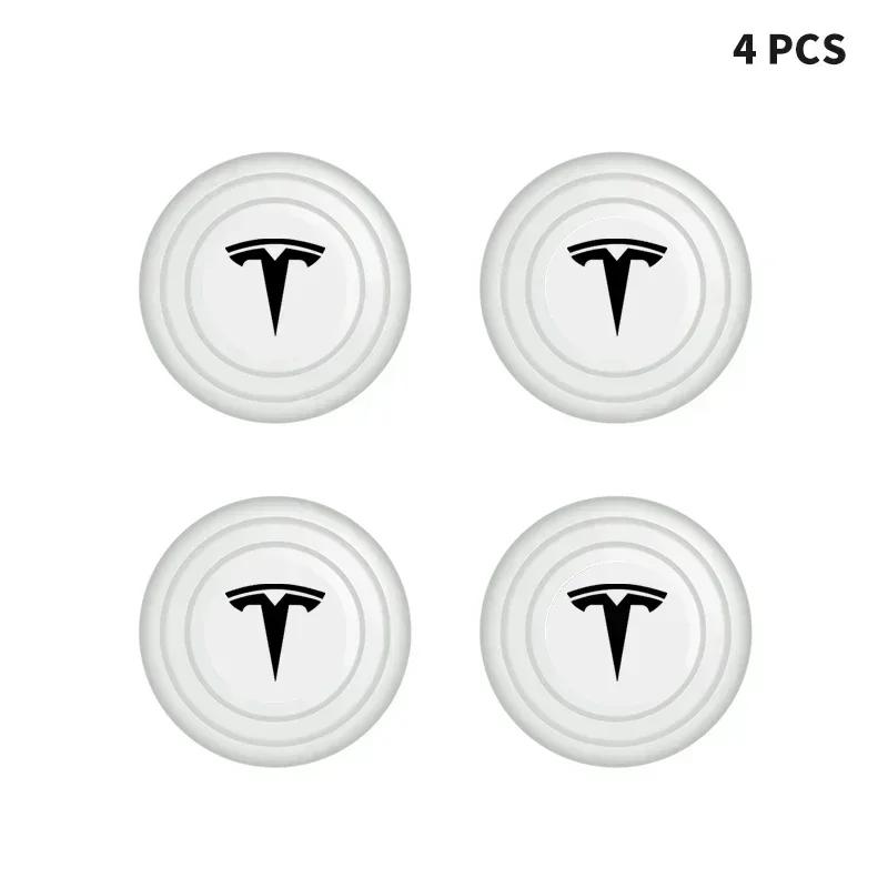 

Car Sticker Tesla 4PCS Car Door Shock Absorber Silent Gasket For Tesla Model 3 Roadster Y Bonina Juguete Cybertruck Coil S X Car