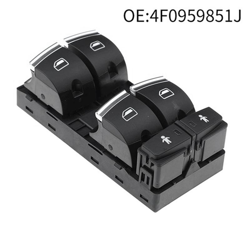 Car Power Window Switch Electric Control Window Lifter Button For  A6 S6 Q7 A3 S3 RS6 Accessories 4F0959851J