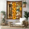 Sunflower Wall Decor Tapestry Art For Pet Memorial Birthdaywedding Party Backdrop Family Gift