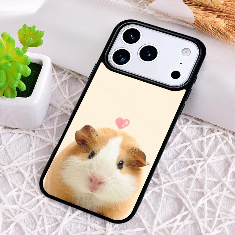 Cartoon Guinea Pig Soft Phone Case for iPhone 17 Air 16 15 11 12 14 13 Pro Max Shockproof Cover
