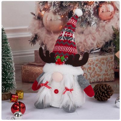 Christmas Gnome Plush Toys Knitted Faceless Doll Handmade Christmas New Year Gifts Festival Atmosphere Decoration Supplies