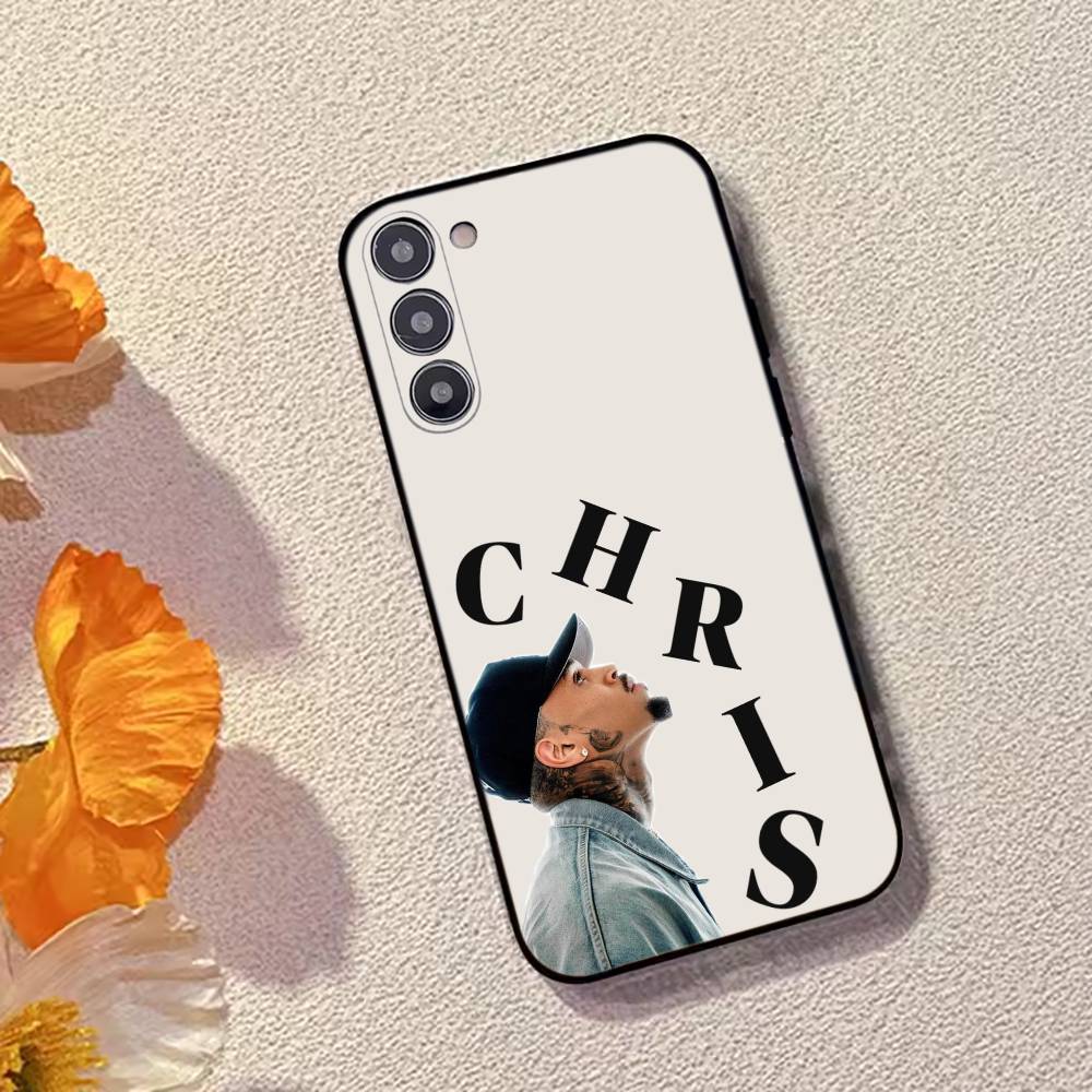 R&B Sänger C-Chris Brown Handyhülle für Samsung Galaxy A73,A72,A71,A70,A53,A52,A51,Andere Weiche Schwarze Hülle