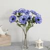 New 3 Heads Anemone Fake Flowers Silk Poppy Artificial Flowers Party Wedding Decoration Christmas Home Decor Wreath Accessories