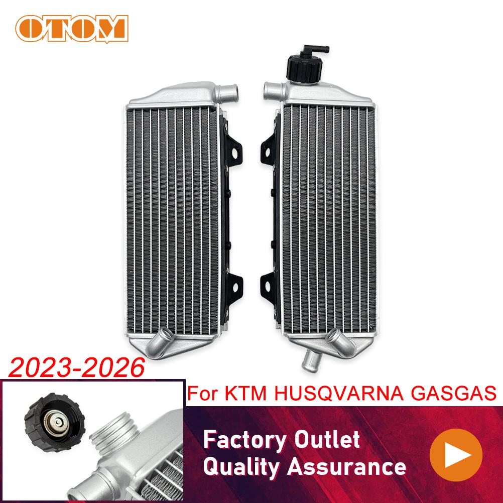 For 2023-2026 KTM HUSQVARNA GASGAS Motorcycle Aluminum Radiator Cooler Cooling Engine Coolant Left Right Water Tank SX SXF XC XC