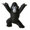 Durable Desktop Pen Rack 3D Printed Gorilla Holder, Funny Figurine, Personalized Gift for Coworkers Minimalist Black Desk Ornaments Office Home Study