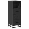 VidaXL Bathroom Cabinet Black 35x37.5x100 Cm Engineered Wood, Bathroom Storage Cabinet, Cupboard of 849249
