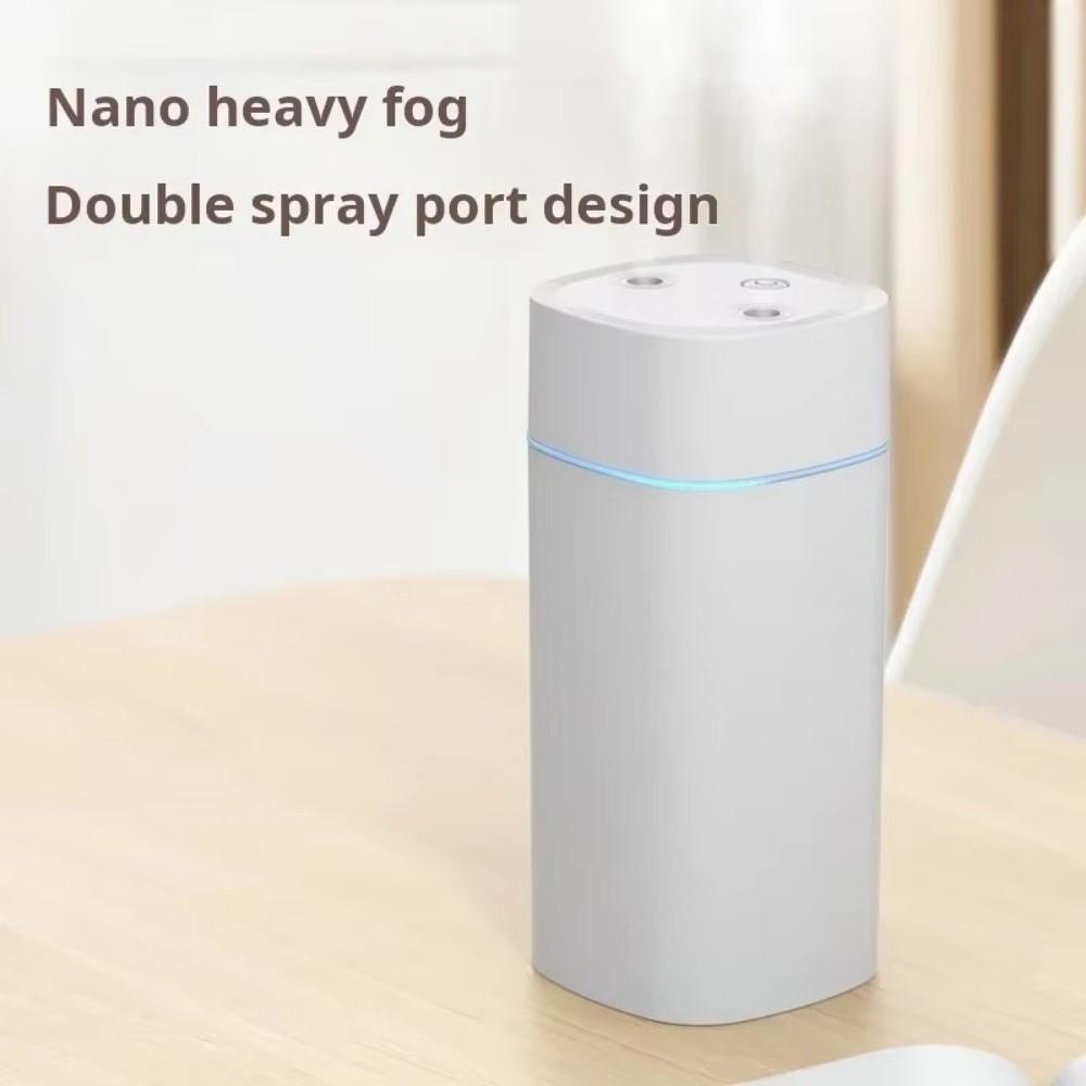 Dual Nozzle Mini Humidifier Large Capacity Silent Oil Diffuser Desktop Home Bedroom