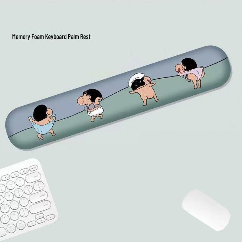 Adorable 3D Cartoon Mouse Pad with Wrist Rest – Soft, Creative Keyboard and Desk Mat