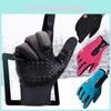 Unisex Winter Touch Screen Gloves With Skidproof Palm And Adjustable Zipper Design