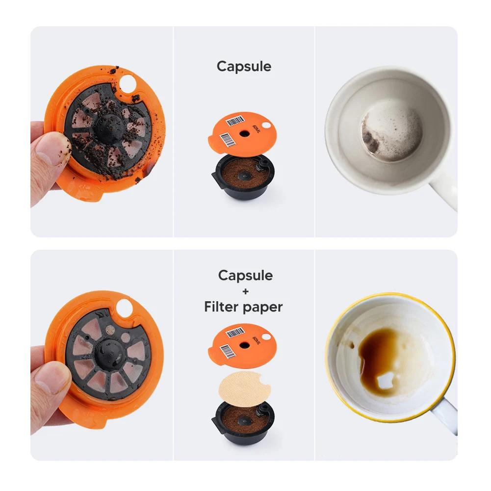 50-450ml Reusable Coffee Capsule for Tassimo BOSCH Machine Refillable Filter Cup Pod Espresso Maker Cafe Coffee Accessories