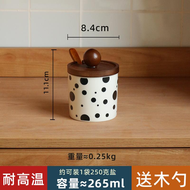 Ceramic Seasoning Box Set Seasoning Bottle Kitchen Spice Jar Salt Shaker Spice Bottle Sugar Bowl Food Organizers Seasonings Tool