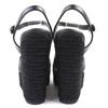 Ausgezeichnete LOUIS VUITTON Sandalen Knöchelriemen Espadrilles mit Keilabsatz 36.5 Gebraucht