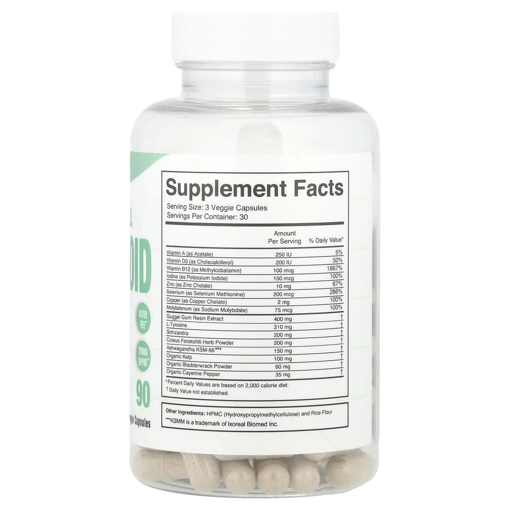 Dr. Colbert (Dr. Thyroid John, Veggie Capsules 90)