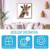 Flower Giraffe Wooden Puzzle, High-difficulty Magic Puzzle Intellectual Toy, Birthday Holiday Gift, Family Game Home Decor
