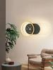 Lampada da Parete LED Moderna Applique Orologio per Camera da Letto Comodino Soggiorno Sala da Pranzo Corridoio Portico Corridoio Arredamento Casa Apparecchio di Illuminazione Lustro