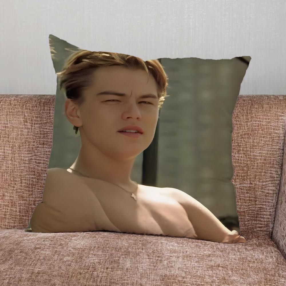 SCHAUSPIELER L-Leonardo D-DiCaprio Kissenbezug Für Zuhause Schlafzimmer Auto Büro Dekoration Wohnzimmer Sofakissenbezug Geeignet