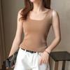 Ladies' Summer Backless T-shirt Women's Casual U-neck Tank Vest Fashion Women's Tank Tops