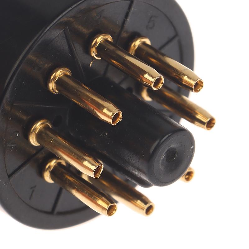 1 Peça Soquete de Tubo de Baquelite de 8 Pinos S8Aes Base de Tubo de Baquelite Para Amplificador de Válvula El34C El34
