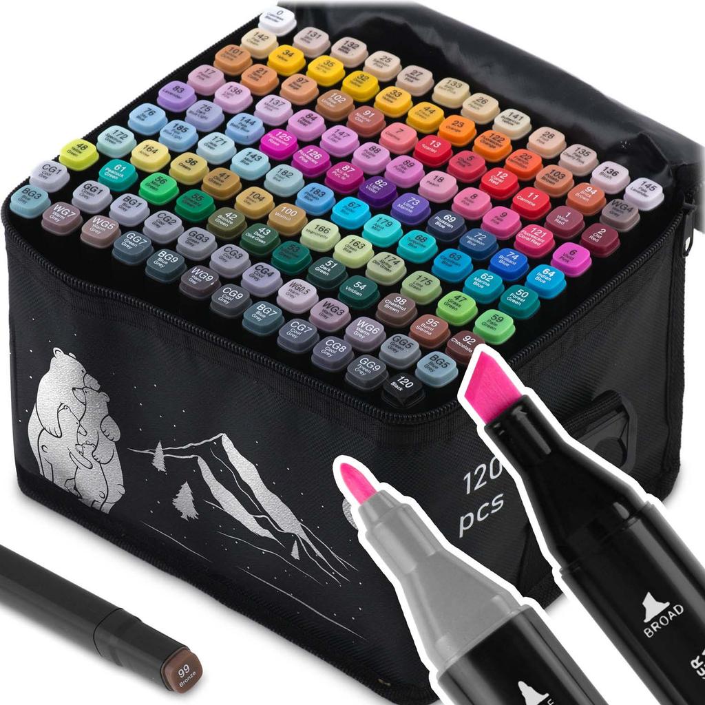 Nukido Nk-913 Alcohol Markers With Bag Of 120