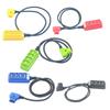 D-Tap Male To 4-Port D-Tap Female Camera Power Supply Distributor DTAP Fourway Splitter for Anton V Mount Battery