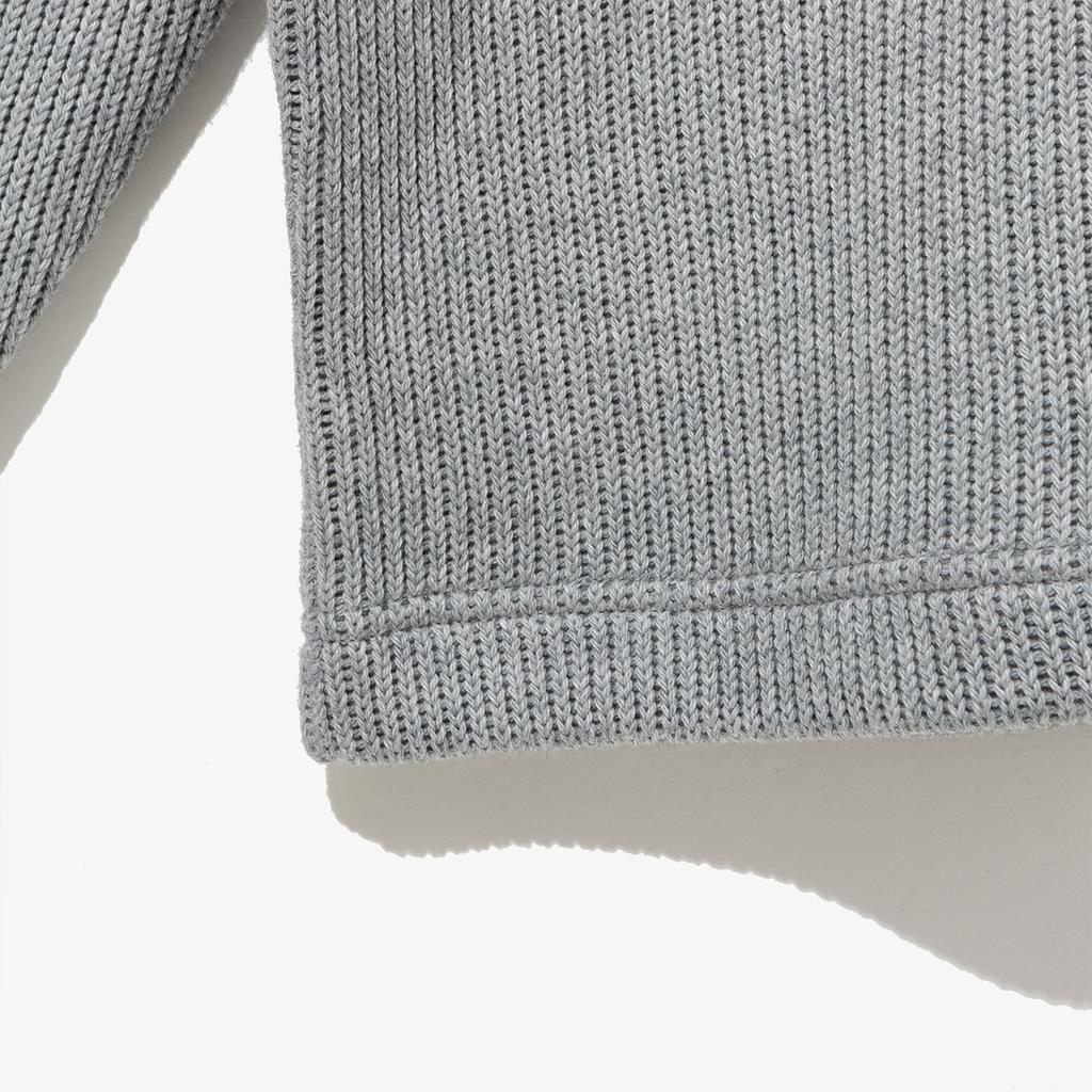 NEW ERA Outdoor Knitted Jersey Half Zip Heather Grey 14741963