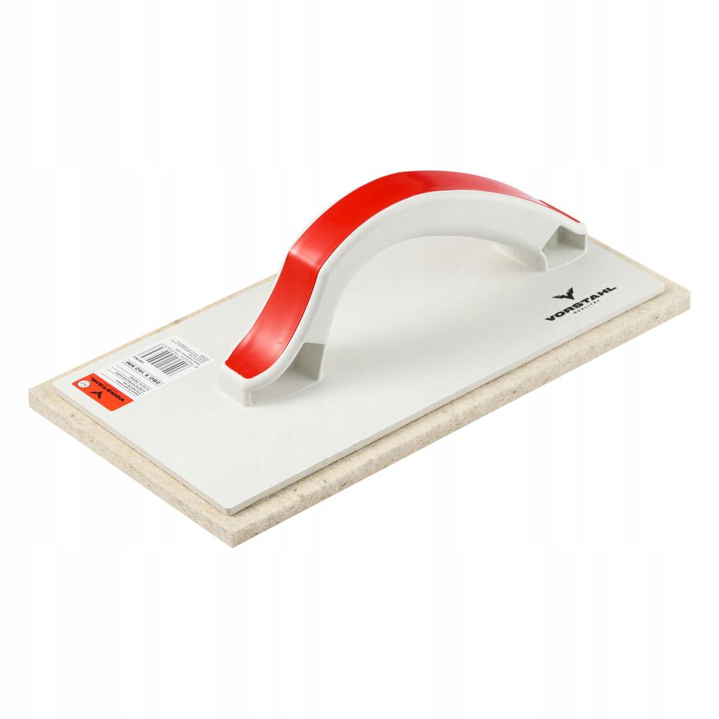 PLASTIC TROWEL with Felt 10mm QUALITAT 280x140mm for Smoothing Plasters Vorstahl