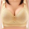 South East Asia Spot Direct Supply Middle-aged and Elderly Underwear Mother No Steel Ring Thin Cup Large Size Bra
