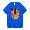 PREMIUM QUALITÄT Ringu Der Ring Sadako Samara Illustriertes T-Shirt Lang- oder Kurzarm Vintage Gewaschen Leicht Vielseitig Unisex