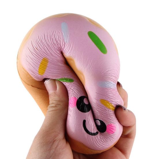 Lovely Simulation Donut Slow Rising Squeeze Stress Relieve Decompression Toy