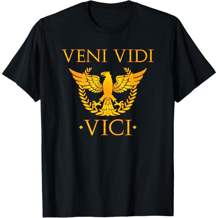 

Veni Vidi Vici T-shirt Julius Caesar SPQR T-Shirt XXXXXL чорний