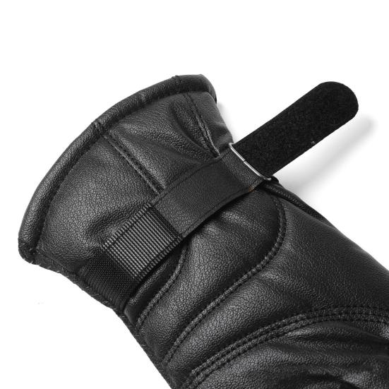 1 Pereche Mănuși Termice de Călărie Impermeabile Rezistente la Vânt Mănuși cu Ecran Tactil Lână Termică Alergare Schi Muncă Mănuși Motocicletă pentru Vreme Rece