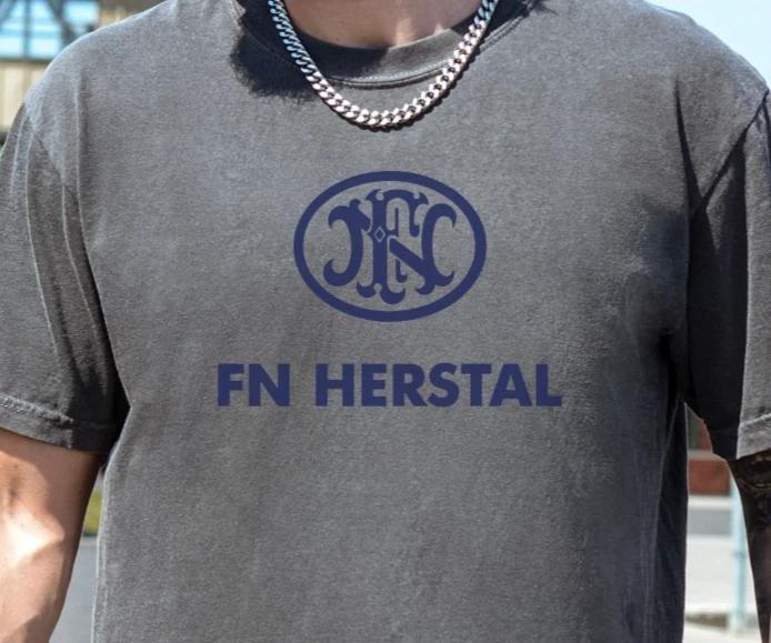 FN Herstal T-Shirt 2nd Amendment Guns Firearms on Premium Comfort Colors Tee