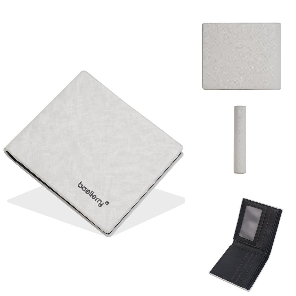 Unisex Cross-Border Frosted Leather Minimalist Card Holder Wallet