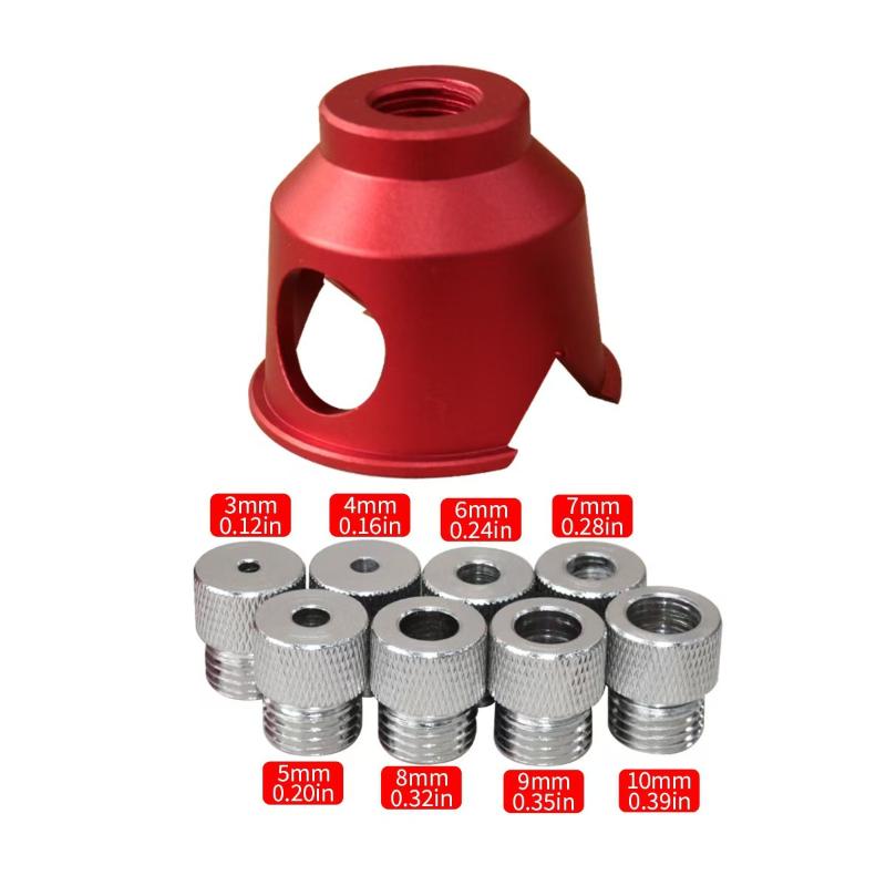 Carpenter Vertical Drill Guide 3-10mm Aluminum Doweling Jig Accurate Positioning Tool for Cabinet Installation