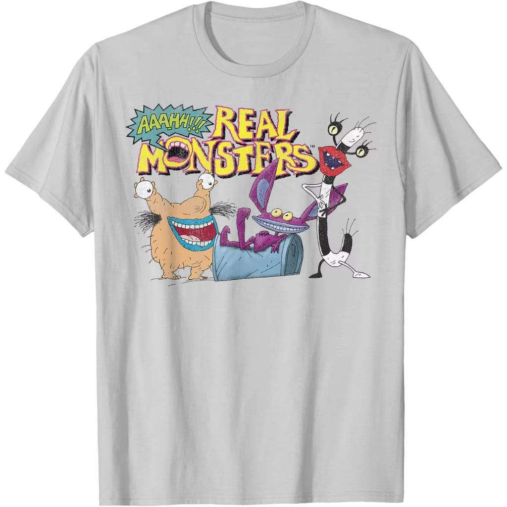Aaahh Real Monsters Friends Graphic Crewneck Short Sleeve Tshirt For Unisex
