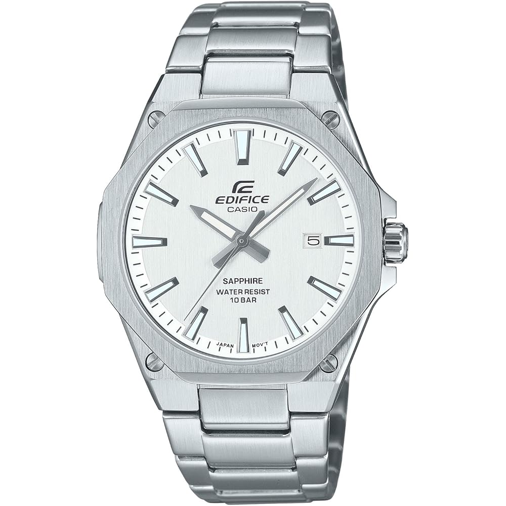 Casio Edifice Sapphire Glass Men s Watch EFR-S108DJ-7AJF White Color