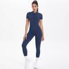 New Nude Tight Fitting Short Sleeved Yoga Sports Jumpsuit, Outdoor Leisure Running Fitness Suit, Quick Drying Jumpsuit For Women