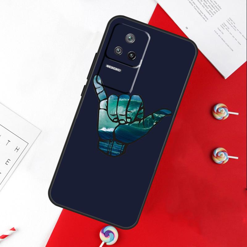 Surfer Surf Hang Loose Cover For Xiaomi 15 Ultra 13 14 11T 12T 13T 14T Pro POCO X7 Pro X3 X5 X6 M6 F5 F6 Pro Case
