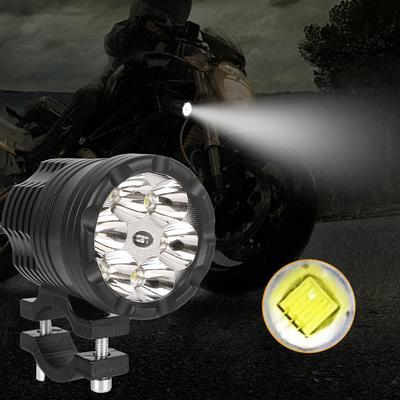 Faro a LED super luminoso 12V per BMW Honda Kawasaki Cafe Racer Moto Luce ausiliaria Fendinebbia Gruppo ottico di guida